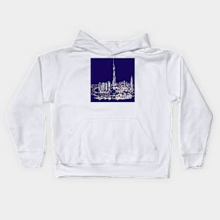 Dubai at night!! Kids Hoodie